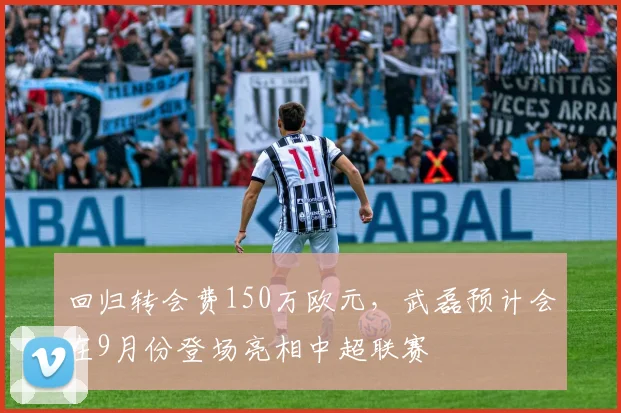 回归转会费150万欧元，武磊预计会在9月份登场亮相中超联赛